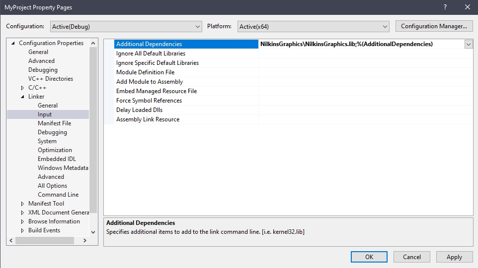 Updated Library Input